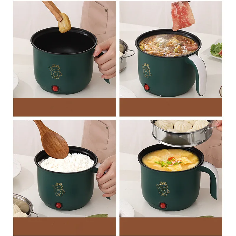 Mini Electric Rice Cooker 1.8L Non-stick Cooking Machine Double Layer Hot Pot Multifunction Electric Rice Cooker 220V