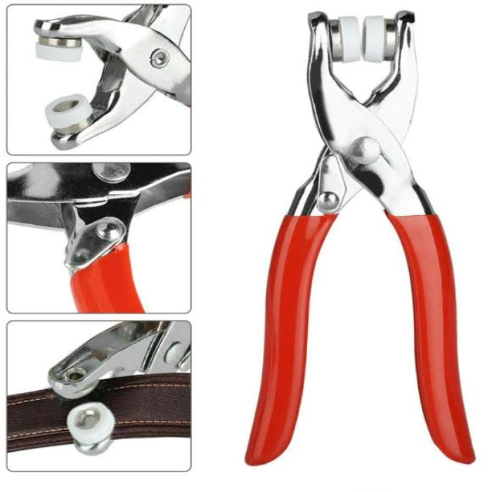 Hand Pressure Pliers For Prong Snap Button (Free 100 Button)