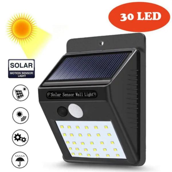 Solar Power LED Motion Sensor Wall Light